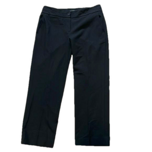 Talbots cropped black dress pants sz 4
